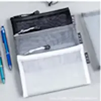 Double Layer Mesh Pencil Case