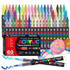 Grid view of art supplies on Arko Publishers website including Mont Marte acrylic paints, DOMS brush pens, and A4 sketchbooks.